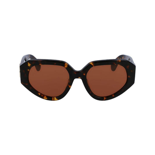 Lanvin Brown Haircalf Sunglasses 1728,67434610848,Brown,Lanvin,New with tags,Sunglasses,Sunglasses for Women - Sunglasses,Women Lanvin LALNV647S234AC