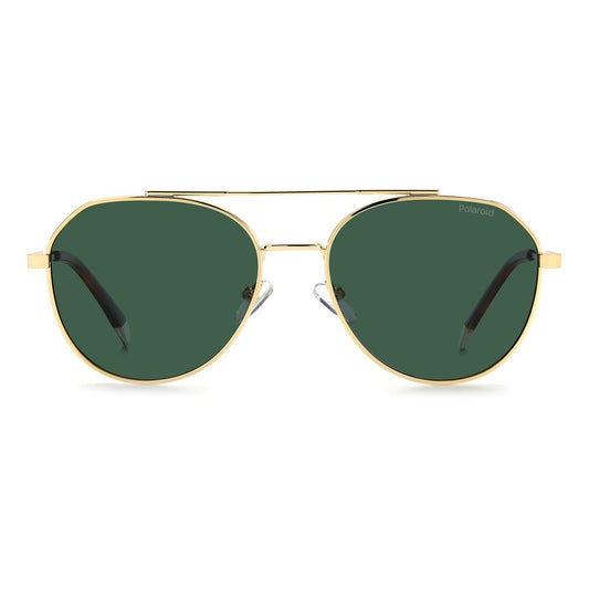Polaroid Gold Stainless Steel Sunglasses 1728,67434610848,Gold,Men,New with tags,Polaroid,Sunglasses,Sunglasses for Men - Sunglasses Polaroid POPLD4119SXJ5GUCAC