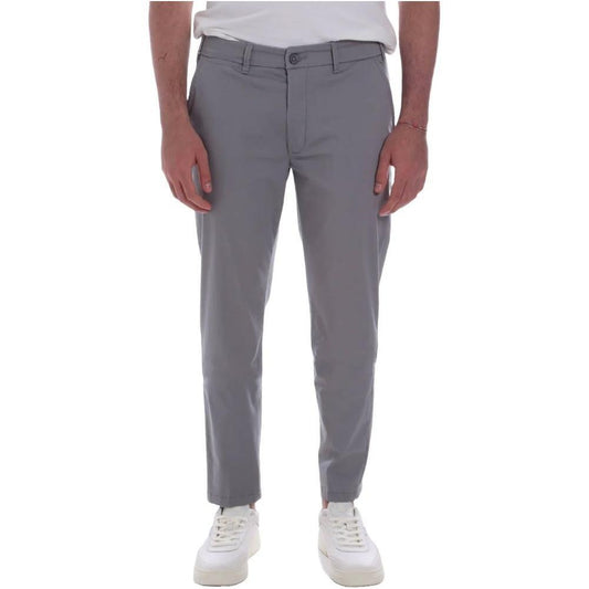 Yes Zee Gray Cotton Jeans & Pant