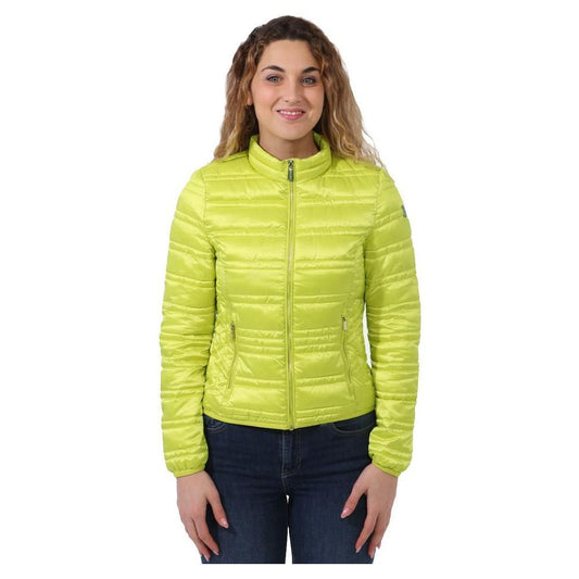 Yes Zee Green Polyester Women's Jacket
