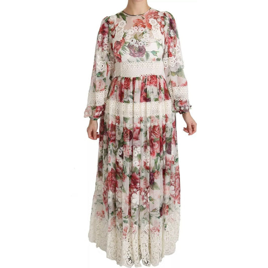 Dolce & Gabbana Multicolor Floral Maxi Sheath Dress 1728,67345645728,Clothing,Dolce & Gabbana,Dresses - Women - Clothing,IT38 | XS,Multicolor,Preowned / Defect,Women,Women - Clothing Dolce & Gabbana DR2159-38