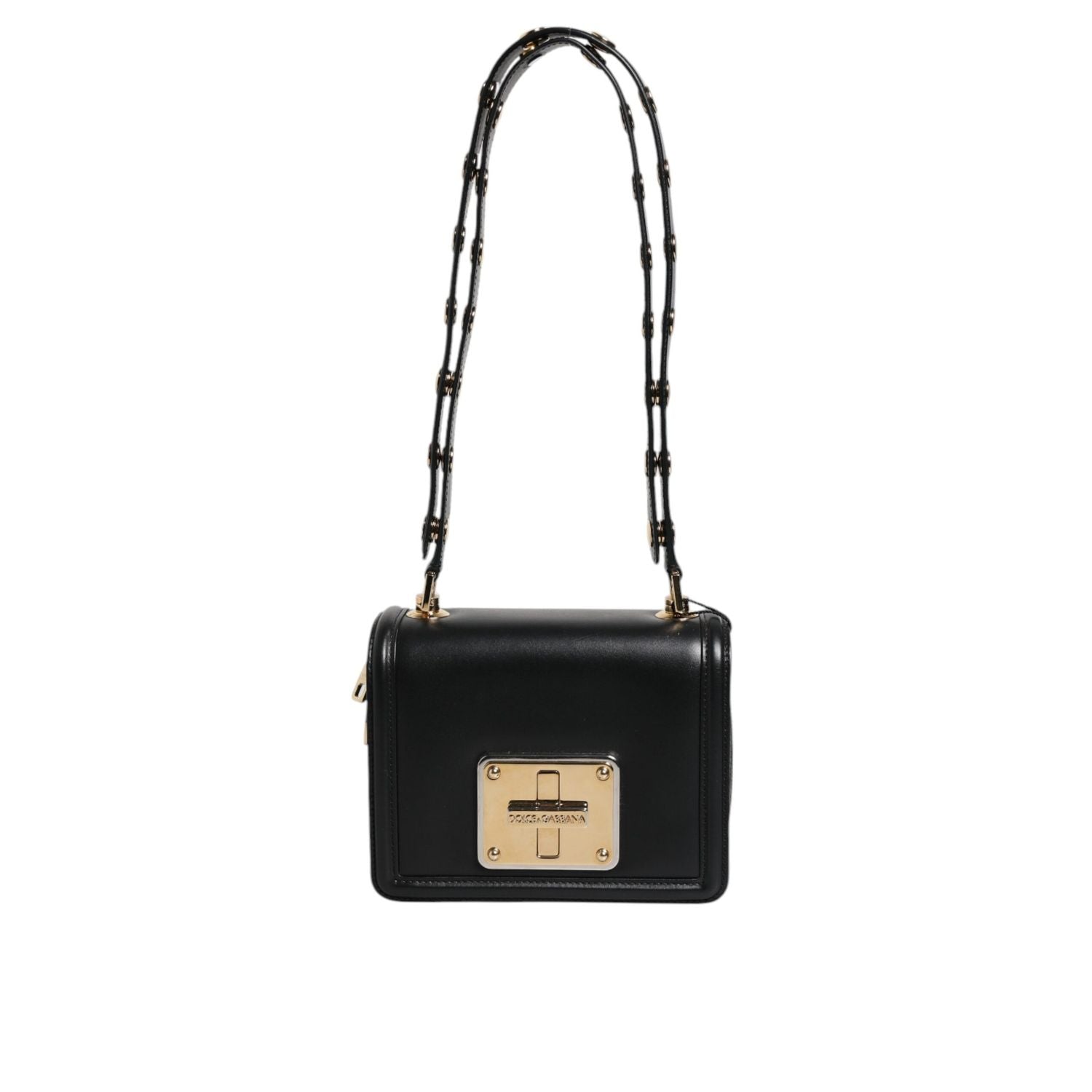 Front view with bag zipped and handles upright.