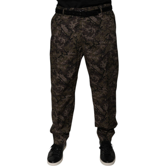 Dolce & Gabbana Multicolor Camouflage Men Dress Pants
