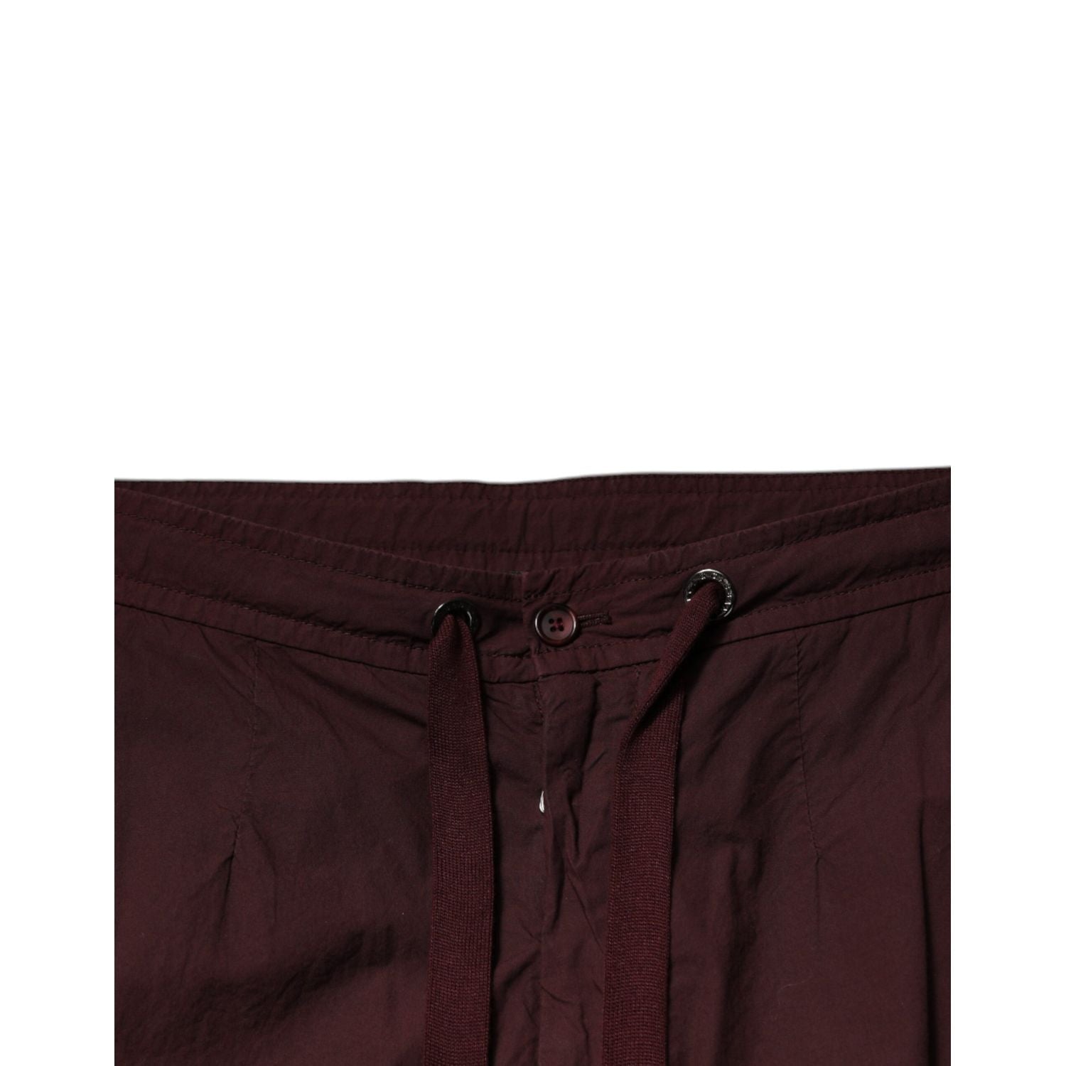 Dolce & Gabbana Bordeaux Cotton Cargo Jogger Sweatpants Pants