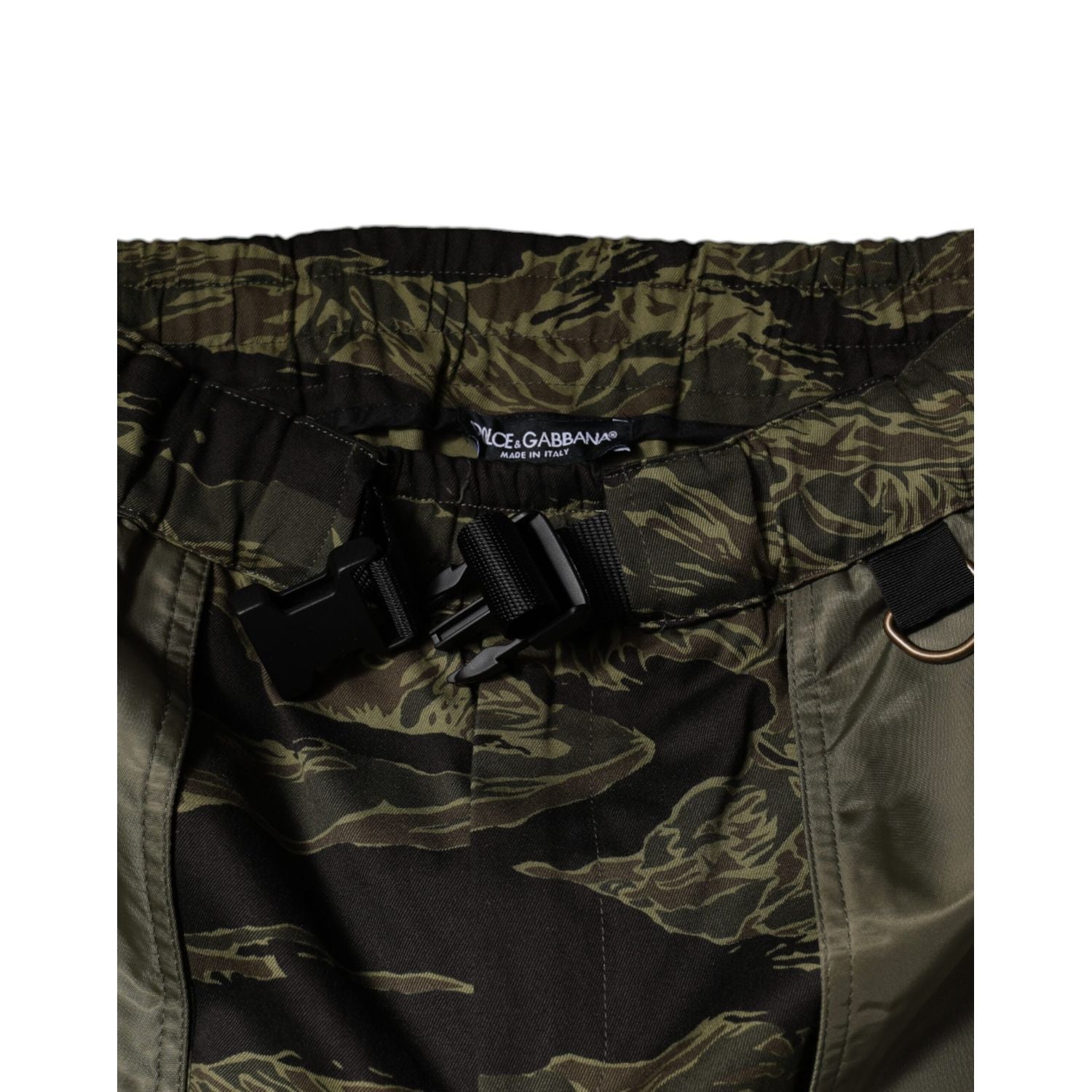 Dolce & Gabbana Green Cotton Jogger Cargo Pants