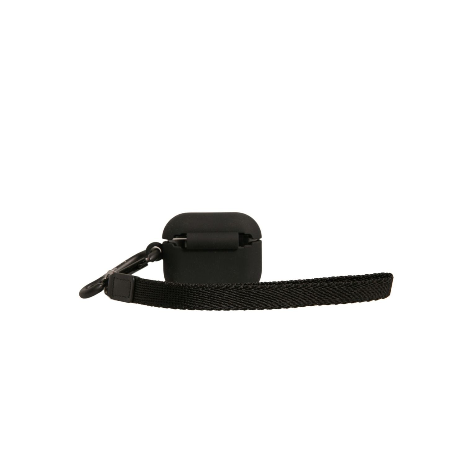 Dolce & Gabbana Black Silicone Rubber Logo Embossed Airpods Case