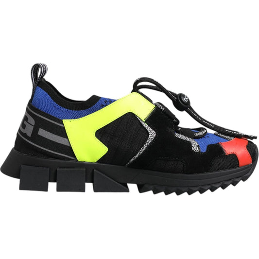 Dolce & Gabbana Multicolor Mesh Sorrento Trekking Sneakers Shoes
