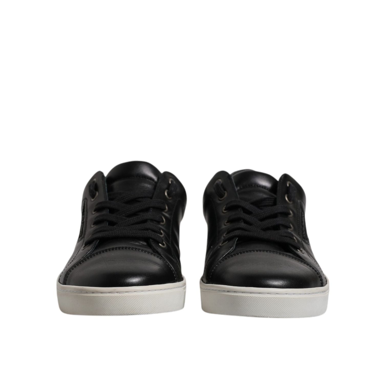 Dolce & Gabbana Black London Nappa Leather Men Sneakers Shoes
