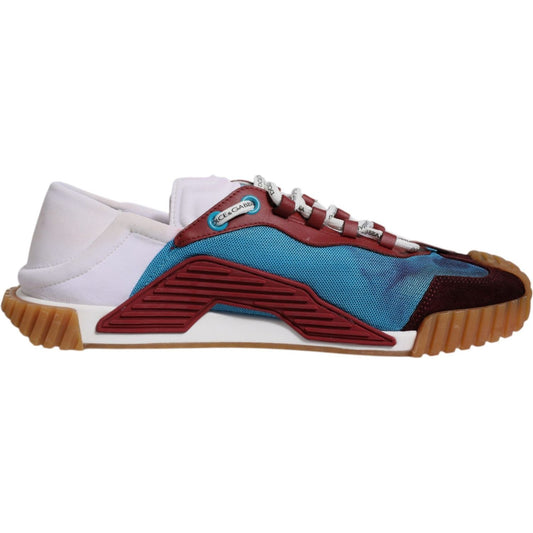 Dolce & Gabbana Multicolor Leather NS1 Low Top Sneakers Shoes