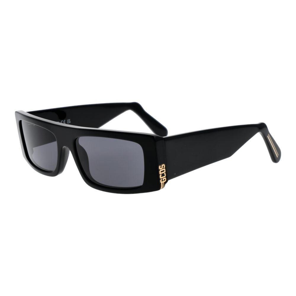 GCDS Black Plastic Sunglasses