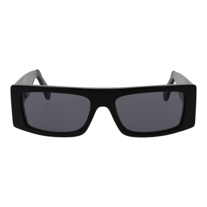 GCDS Black Plastic Sunglasses