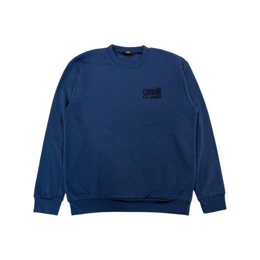 Cavalli Class Blue Polyester Men Hoodie