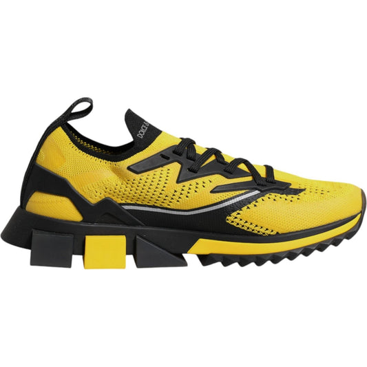 Dolce & Gabbana Yellow SORRENTO Sport Stretch Sneakers Shoes 1728,67345645728,Dolce & Gabbana,EU39/US6,EU41/US8,EU42/US9,Material: 90% Polyester 10% Viscose,Men,Men - Shoes,New with tags,Shoes,Sneakers - Men - Shoes,Yellow Dolce & Gabbana MV6801-39