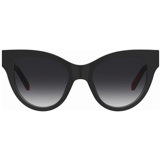 Love Moschino Black Acetate Sunglasses Love Moschino Dark Slate Gray