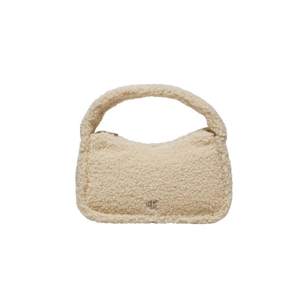 Calvin Klein Jeans Cream Recycled Polyester Handbag CAKLJE-16495700143