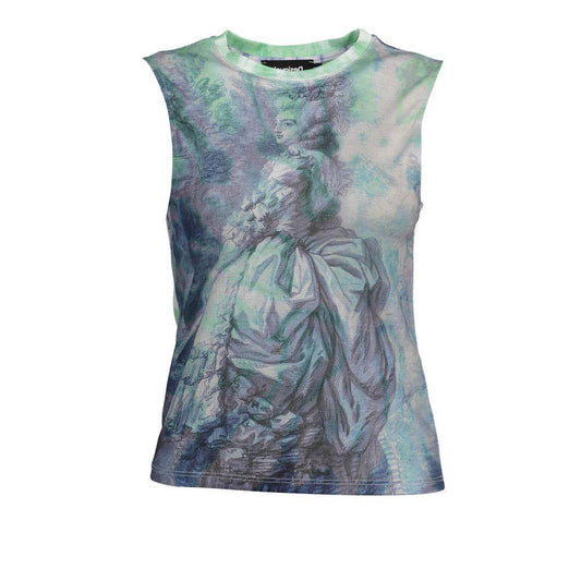 Desigual Light Blue Polyester Women Top DE-11522-M-FBB-346