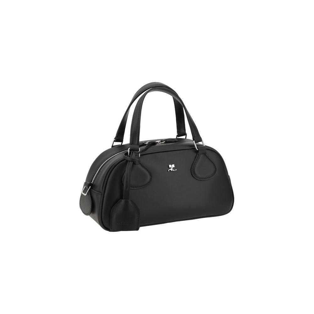 Front view with bag zipped and handles upright.