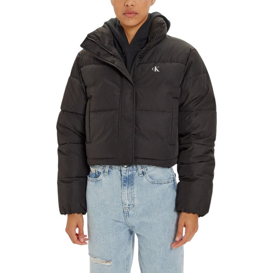 Calvin Klein Jeans Black Polyester Coat