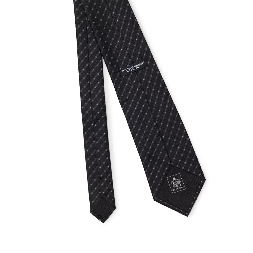 Dolce & Gabbana Black Silk Ty