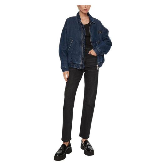 Calvin Klein Jeans Black Cotton Jeans & Pant Calvin Klein Jeans Dark Slate Gray