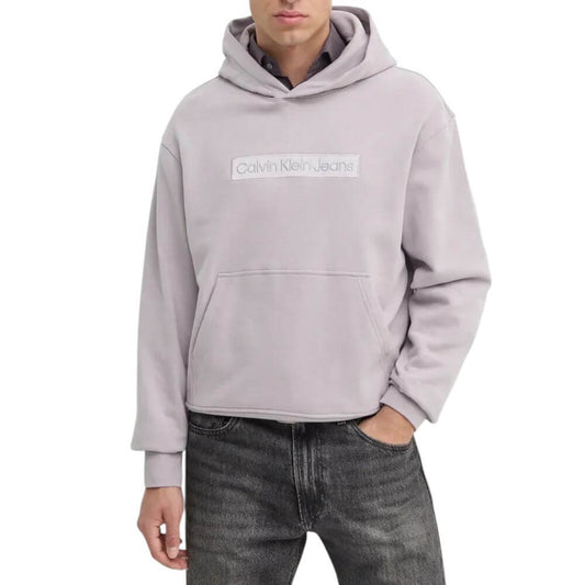 Calvin Klein Jeans Purple Cotton Hoody