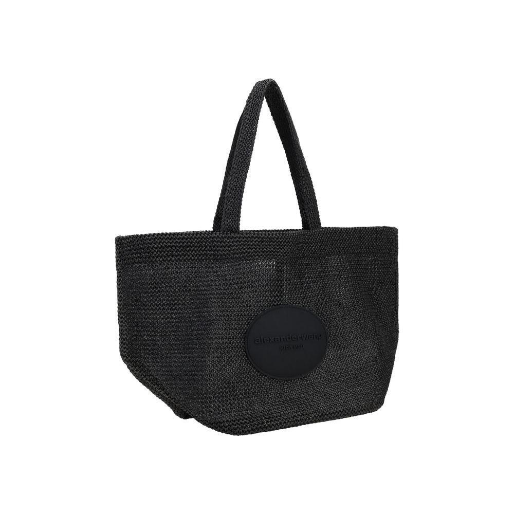 Front view with bag zipped and handles upright.