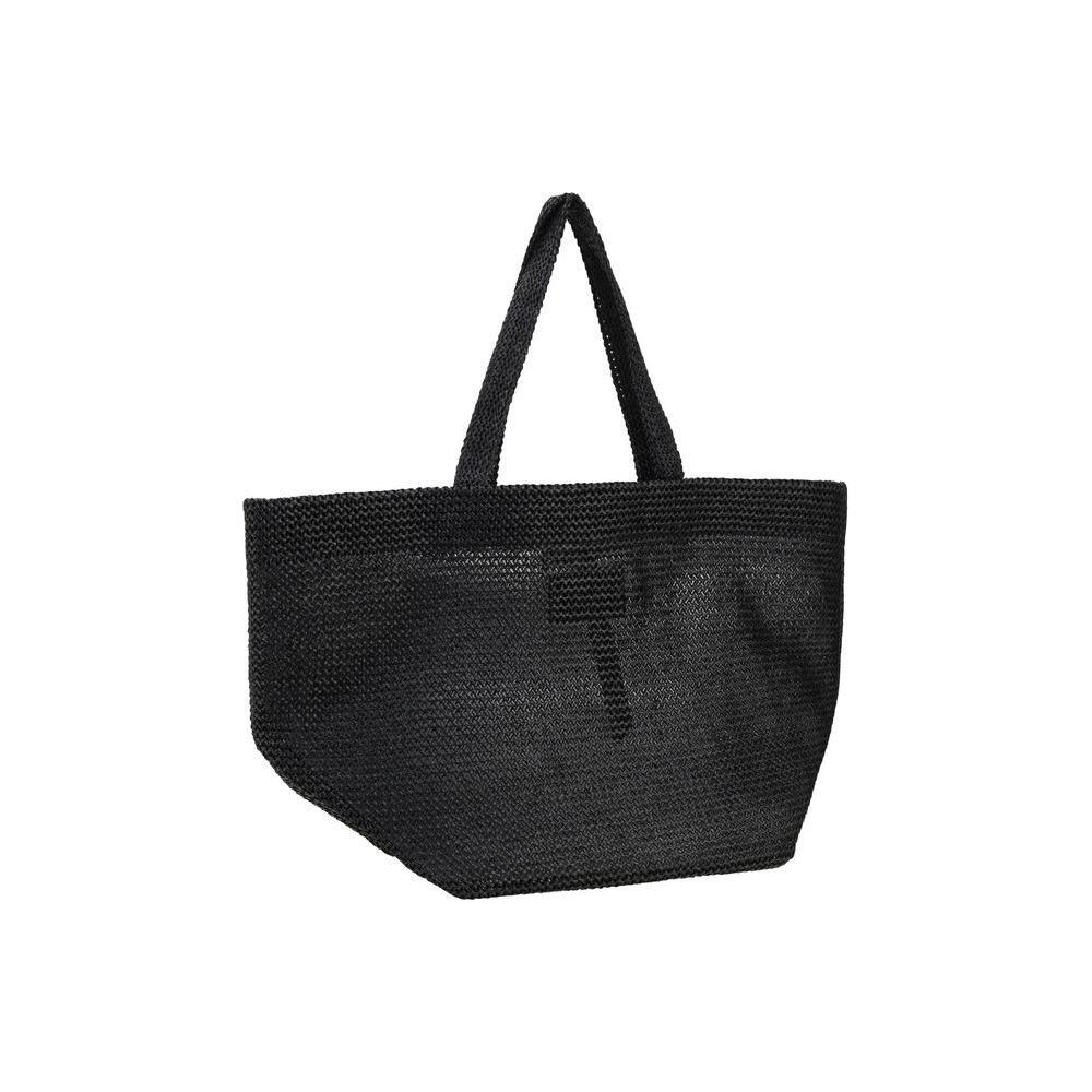 Front view with bag zipped and handles upright.