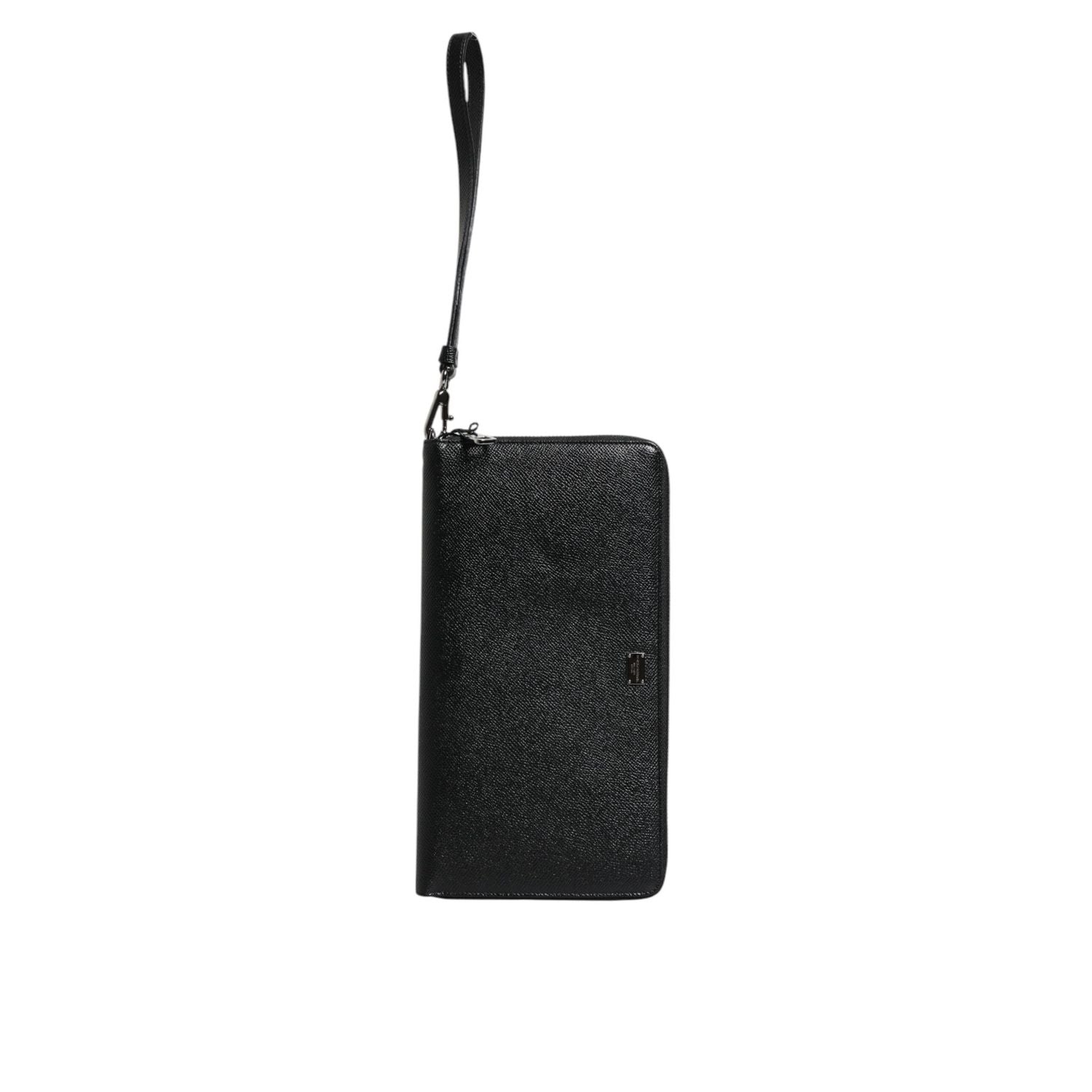 Front view with bag zipped and handles upright.