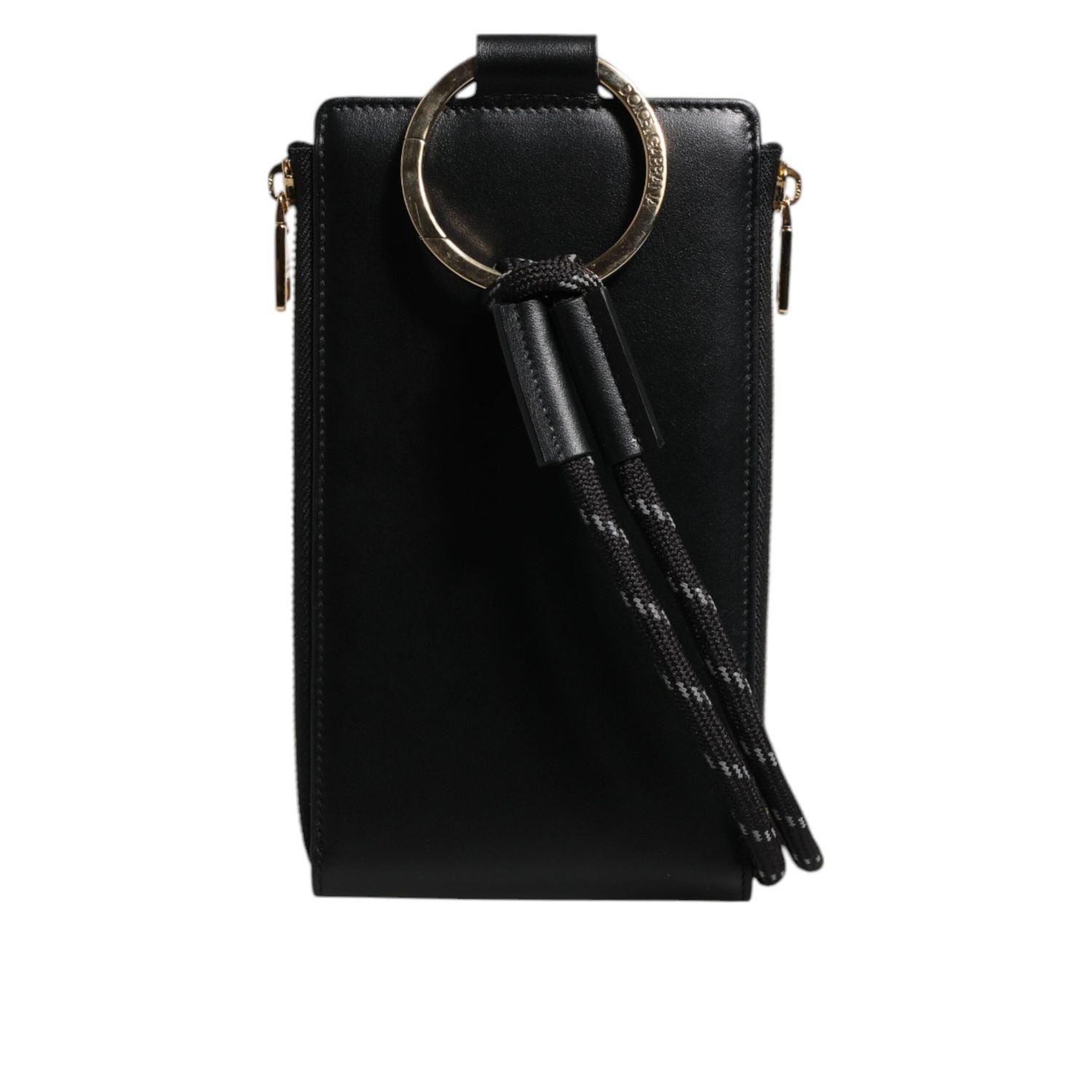 Front view with bag zipped and handles upright.