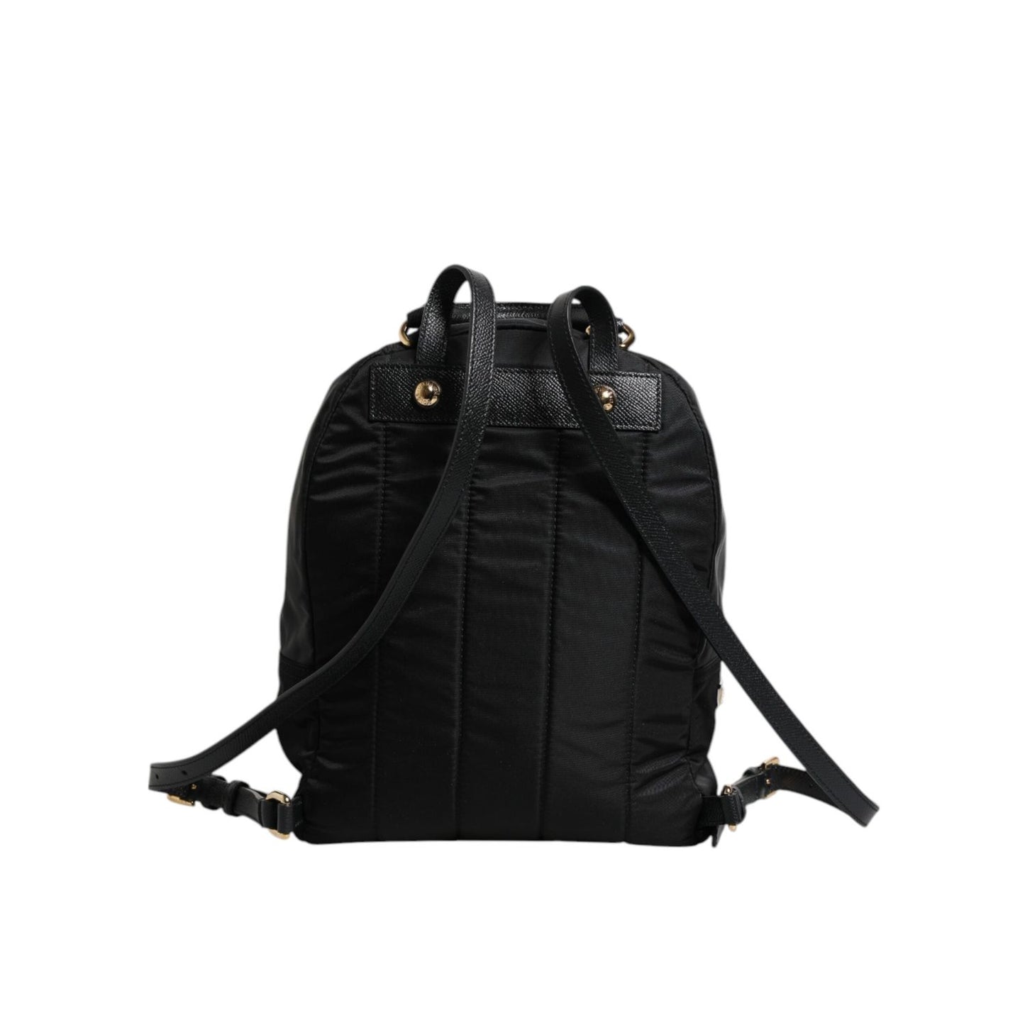 Dolce & Gabbana Black Nylon #DGFAMILY VULCANO Embellished Backpack Bag