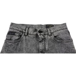 Dolce & Gabbana Dark Gray Washed Cotton Slim Fit Denim Jeans PAN75586-46