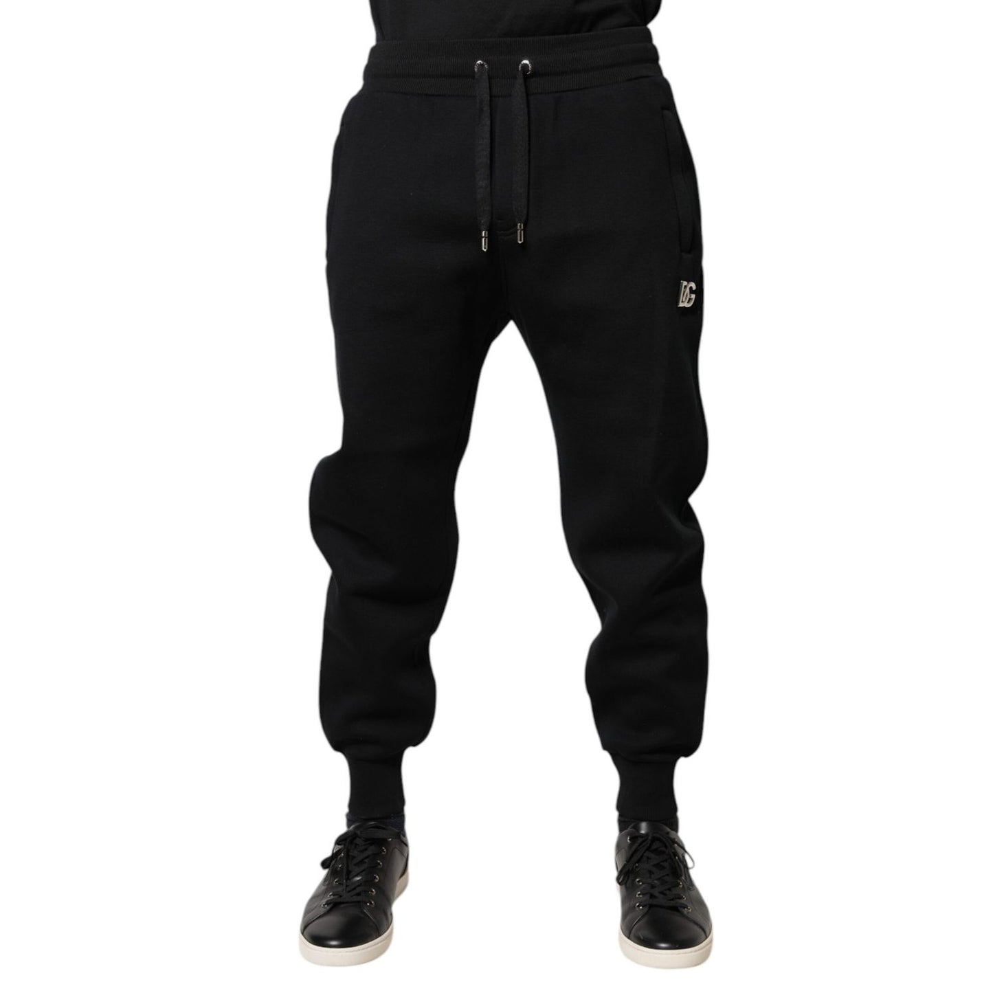 Dolce & Gabbana Black Modal Jogger Jogging Pants
