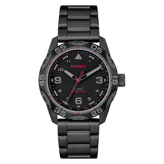 Hugo Boss Black Stainless Steel Watch 1728,67434610848,Black,Hugo Boss,Men,New with tags,Watches,Watches for Men - Watches Hugo Boss HU1530333AC