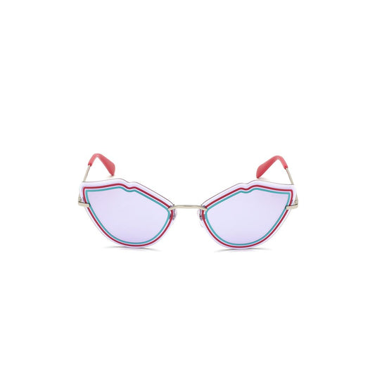Emilio Pucci Gray Metal Sunglasses 1728,67434610848,Emilio Pucci,Gray,New with tags,Sunglasses,Sunglasses for Women - Sunglasses,Women Emilio Pucci EPEP01346416YAC