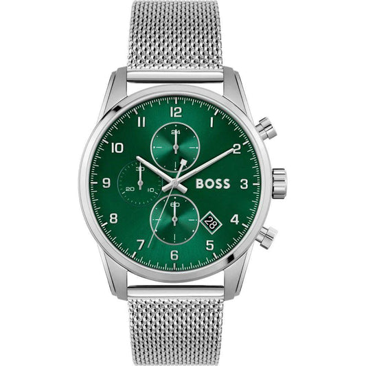 Hugo Boss Silver Stainless Steel Watch Hugo Boss Light Gray