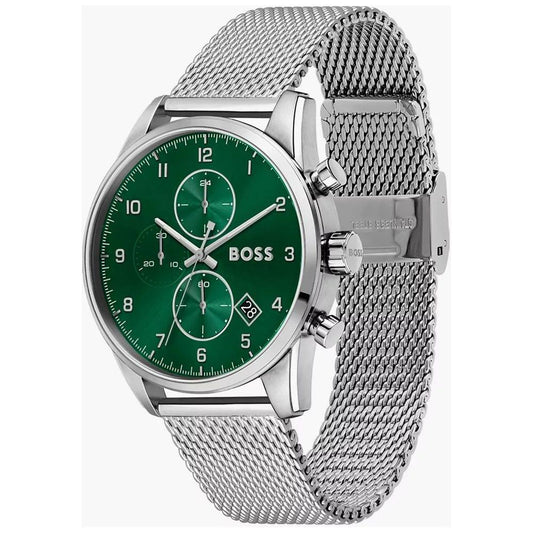 Hugo Boss Silver Stainless Steel Watch Hugo Boss Light Gray