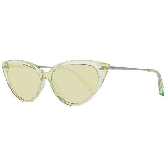Emilio Pucci Yellow Metal Sunglasses 1728,67434610848,Emilio Pucci,New with tags,Sunglasses,Sunglasses for Women - Sunglasses,Women,Yellow Emilio Pucci EPEP01485639EAC