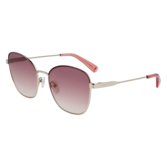 Longchamp Yellow Metal Sunglasses 1728,67434610848,Longchamp,New with tags,Sunglasses,Sunglasses for Women - Sunglasses,Women,Yellow Longchamp LOLO164S727AC