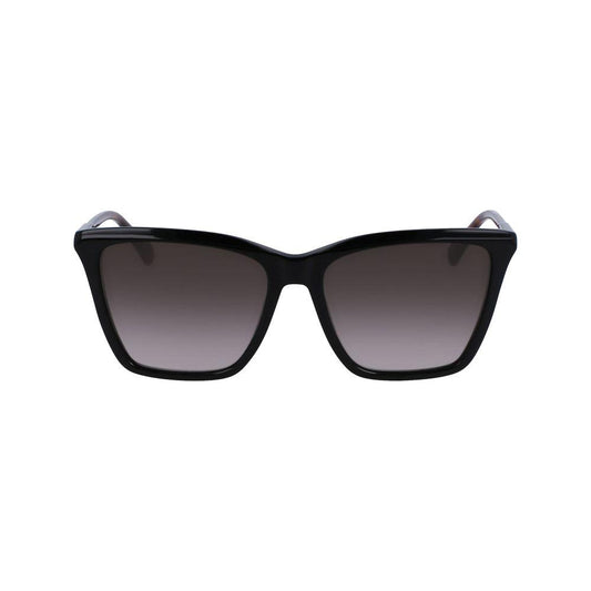 Longchamp Black Acetate Sunglasses Longchamp Dark Slate Gray