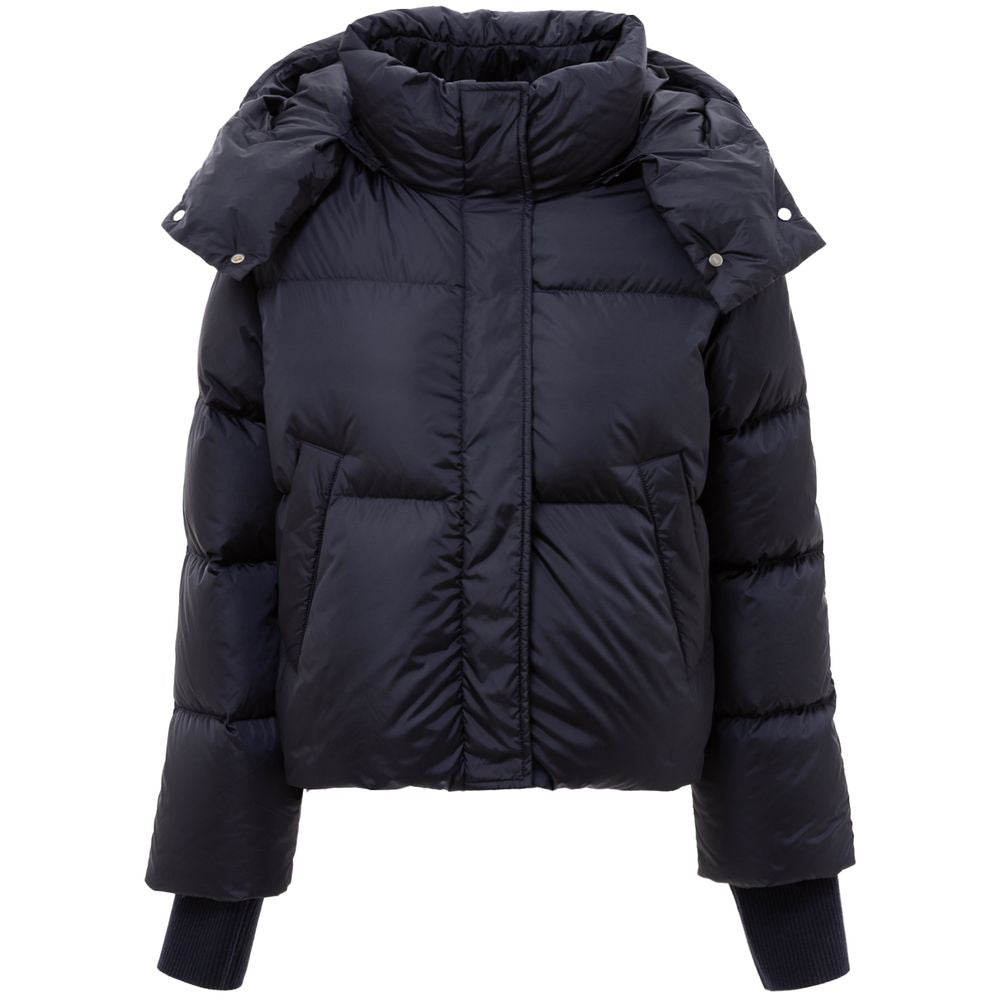 Add Blue Polyamide Jackets And Coat