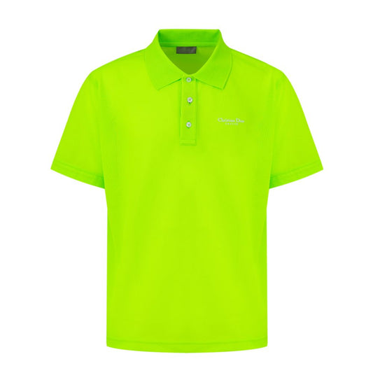 Dior Green Cotton Polo Shirt DI-776067420013781-L
