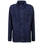 Herno Blue Linen Jacket HE-14920-IT54 | XXL