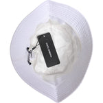Dolce & Gabbana White Cotton Wide Brim Bucket Hat