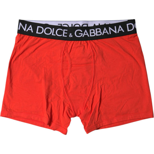 Dolce & Gabbana Red Cotton Stretch Men Regular Boxer Underwear 1728,67345645728,Clothing,Dolce & Gabbana,IT6| L,Material: 95% Cotton 5% Elastane,Men,Men - Clothing,New with tags,Red,Underwear - Men - Clothing Dolce & Gabbana BIK1933-6