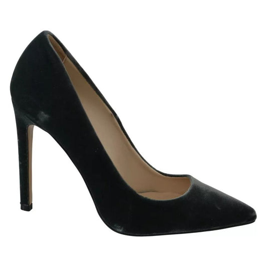 Ovyé Gray Velvet Dress Stiletto Pumps Shoes 1728,67345645728,EU37/US7,Gray,Material: velvet,Ovyé,Preowned / Defect,Pumps - Women - Shoes,Shoes,Women,Women - Shoes Ovyé LA8411-37