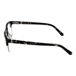 Side view of Guess Gray Women Glasses Frame with full-rim style, metal and plastic material.