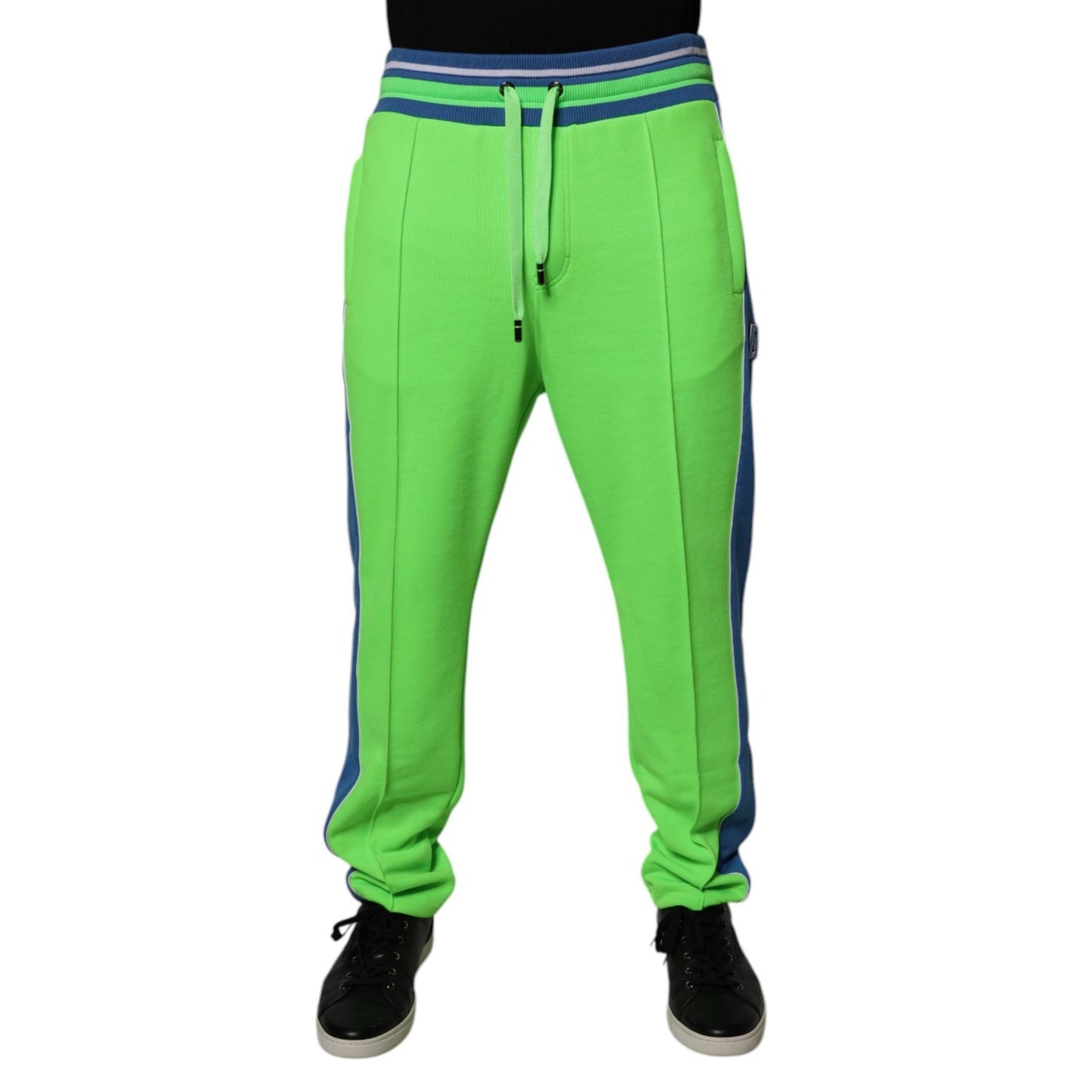 Dolce & Gabbana Green Blue Jogger Sweatpants Pants