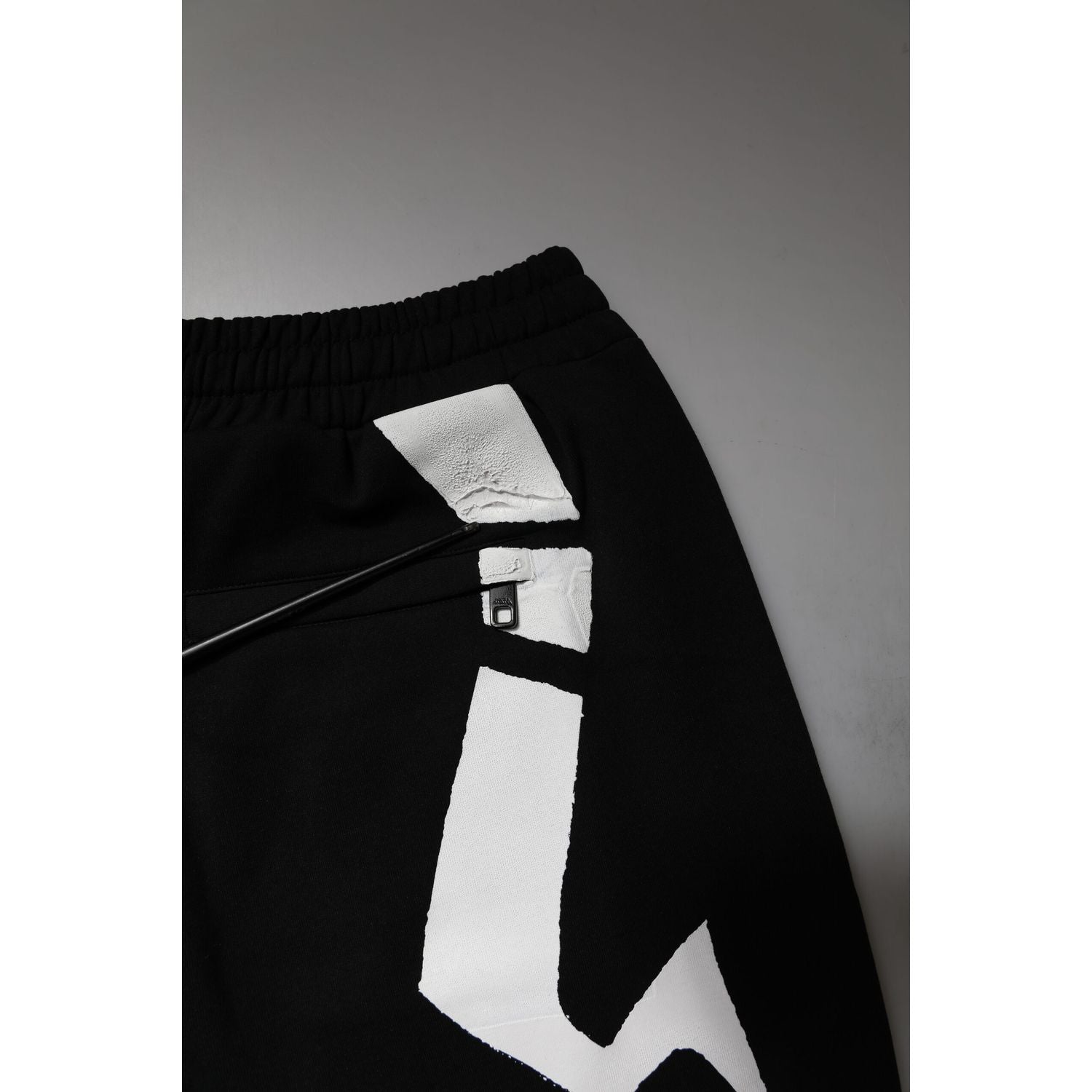 Dolce & Gabbana Black Logo Cotton Jogger Sweatpants Pants