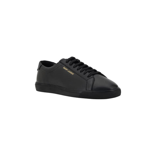 Saint Laurent Leather Sneakers Saint Laurent Dark Slate Gray