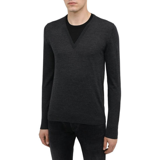 Dolce & Gabbana Gray Wool Sweater